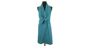 Autre Marque vestido de algodón Azul 