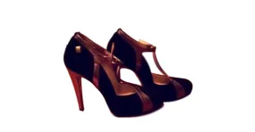 Liu Jo Black Gold Heels