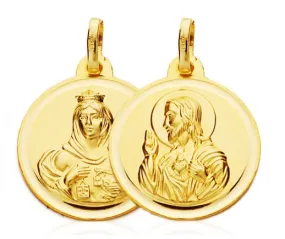 Medalla Escapulario Oro