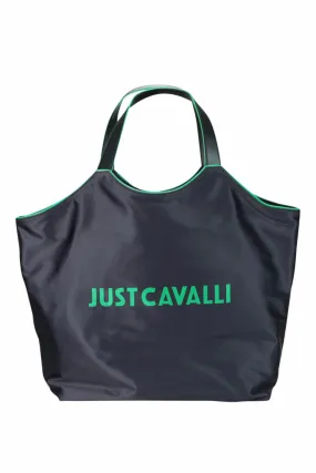 Tote bag negra con maxilogo tigre verde